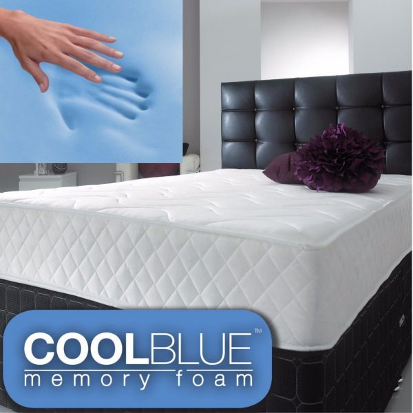 Cool Blue Memory Foam Spring Mattress