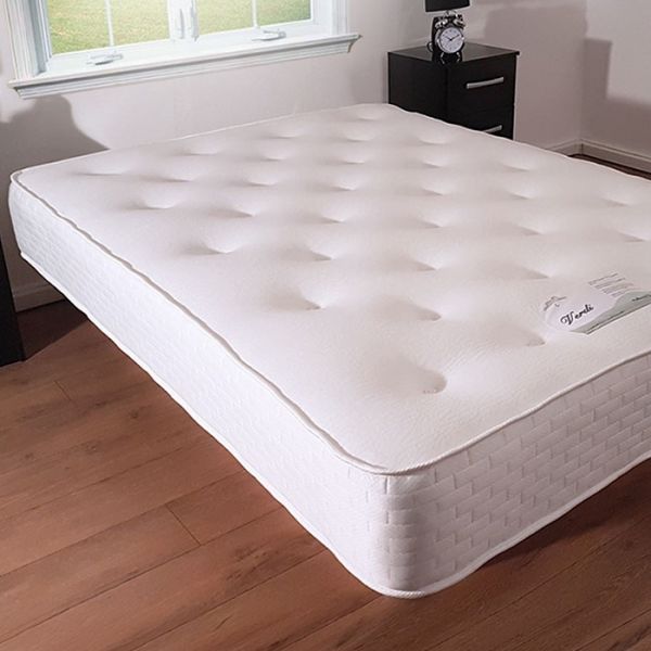 Cool Touch Deep Tufted Mattress with Open Coil Spring Unit