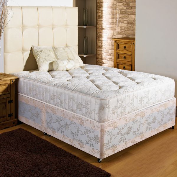 CBS Ortho Firm Quilted Damask Divan Bed